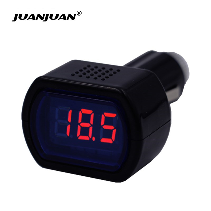 Battery Monitor Coulometer - DC 12V-24V Digital Display Cigarette Lighter