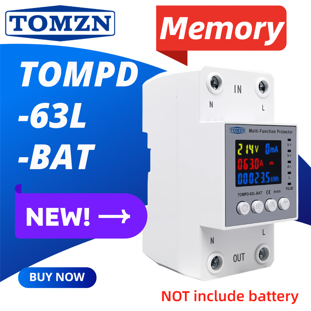 Battery Monitor Coulometer - TOMZN 63A Voltage Protector Battery Backup