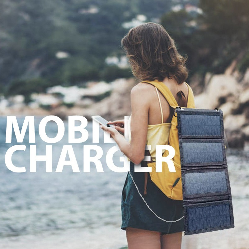 Jinko Solar Panel Cheetah - Solar Panel USB Charging Folding Bag