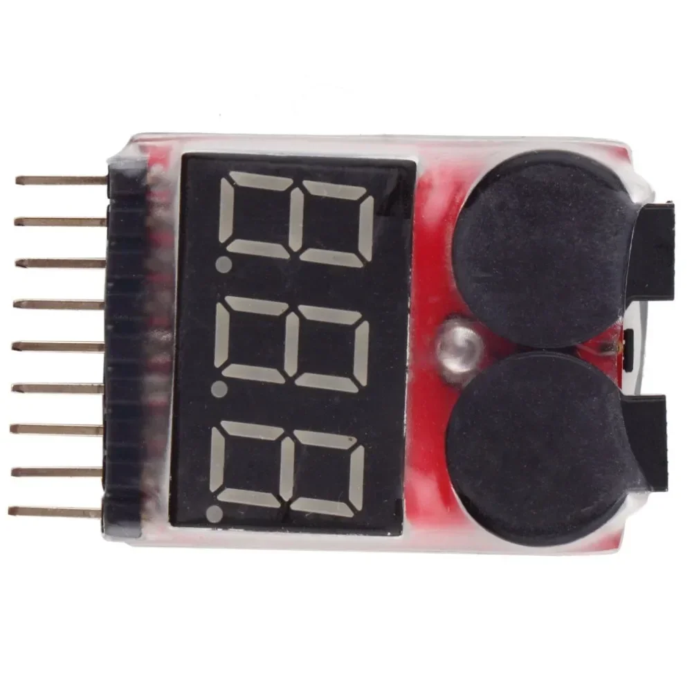 Battery Monitor Coulometer - 1/2/5PCS RC Voltage Display Battery Low