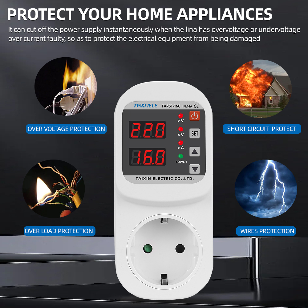 Automatic Voltage Current Prot - Ac Surge Protector review and price