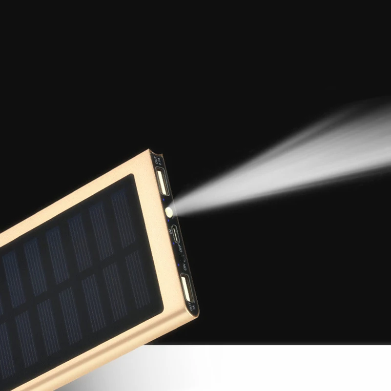 20000mAh Solar Power Bank LED  - Jinko Solar Panel Cheetah review and price