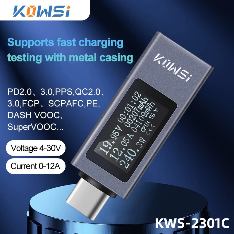 Type-C Current Voltage Monitor - Battery Monitor Coulometer review and price