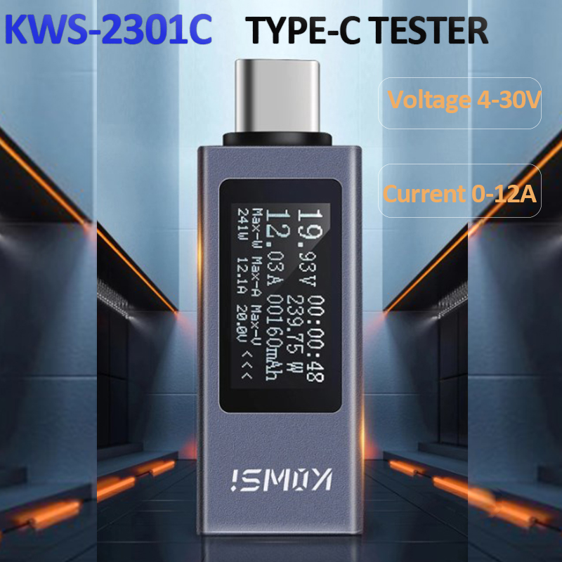 Type-C Current Voltage Monitor - Battery Monitor Coulometer review and price