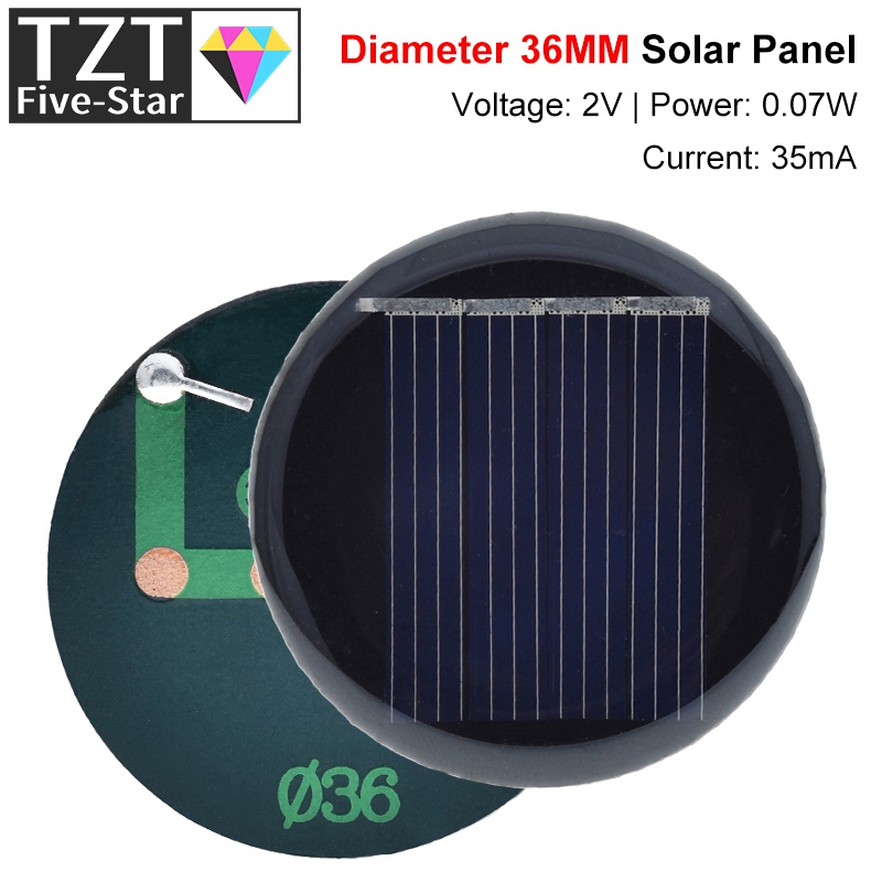 1/3/5PCS 2V 35mA 0.07W D36MM P - Jinko Solar Panel Cheetah review and price