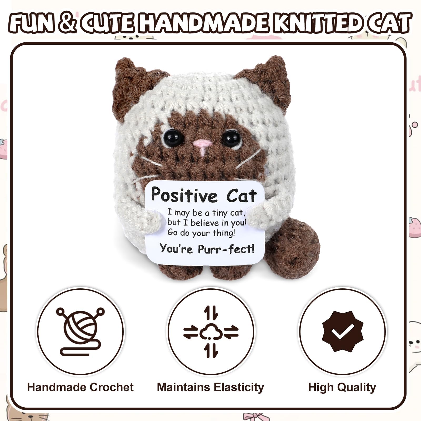 Crocheted Cats Full of Positiv - Renewable Energy Resources review and price