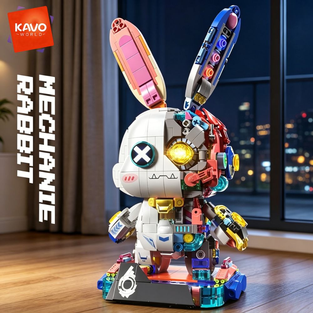 KAVOWORLD 1377PCS Robot Rabbit - Renewable Energy Certificates review and price