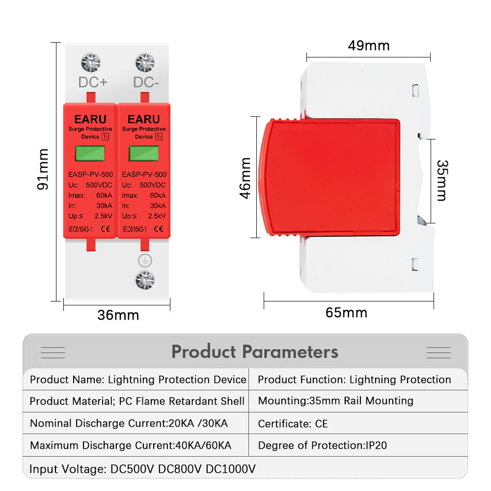 EARU 2P DC SPD Surge Protectiv - Ac Surge Protector review and price