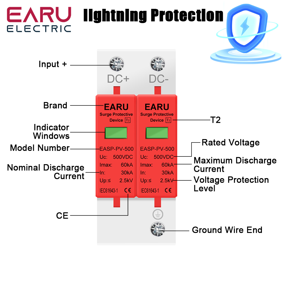 EARU 2P DC SPD Surge Protectiv - Ac Surge Protector review and price