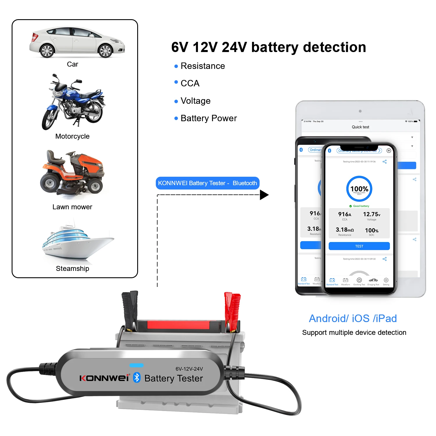 2026 KONNWEI BK200 Bluetooth 5 - Battery Monitor Coulometer review and price