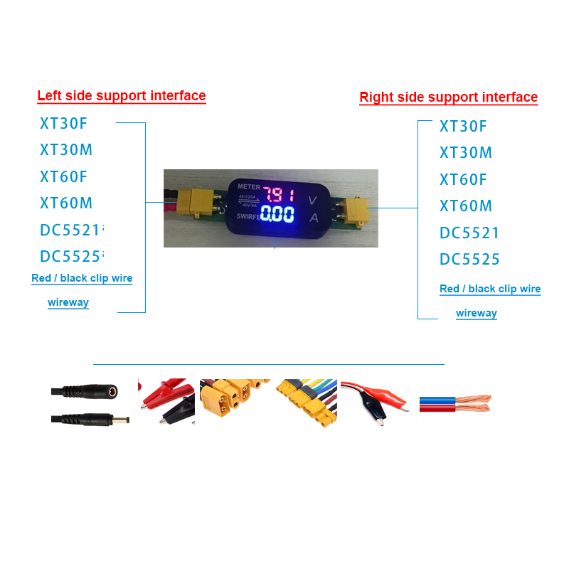 XT30 DC Bidirectional Voltmete - Battery Monitor Coulometer review and price