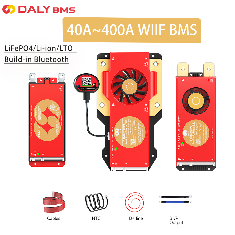 DALY 100 BMS Lifepo4 4S 7S 8S  - Smart Bms review and price