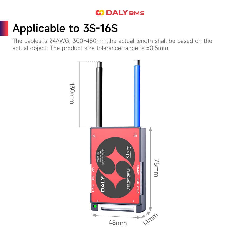 DALY Smart BMS 16S 60V 40A Li- - Smart Bms review and price