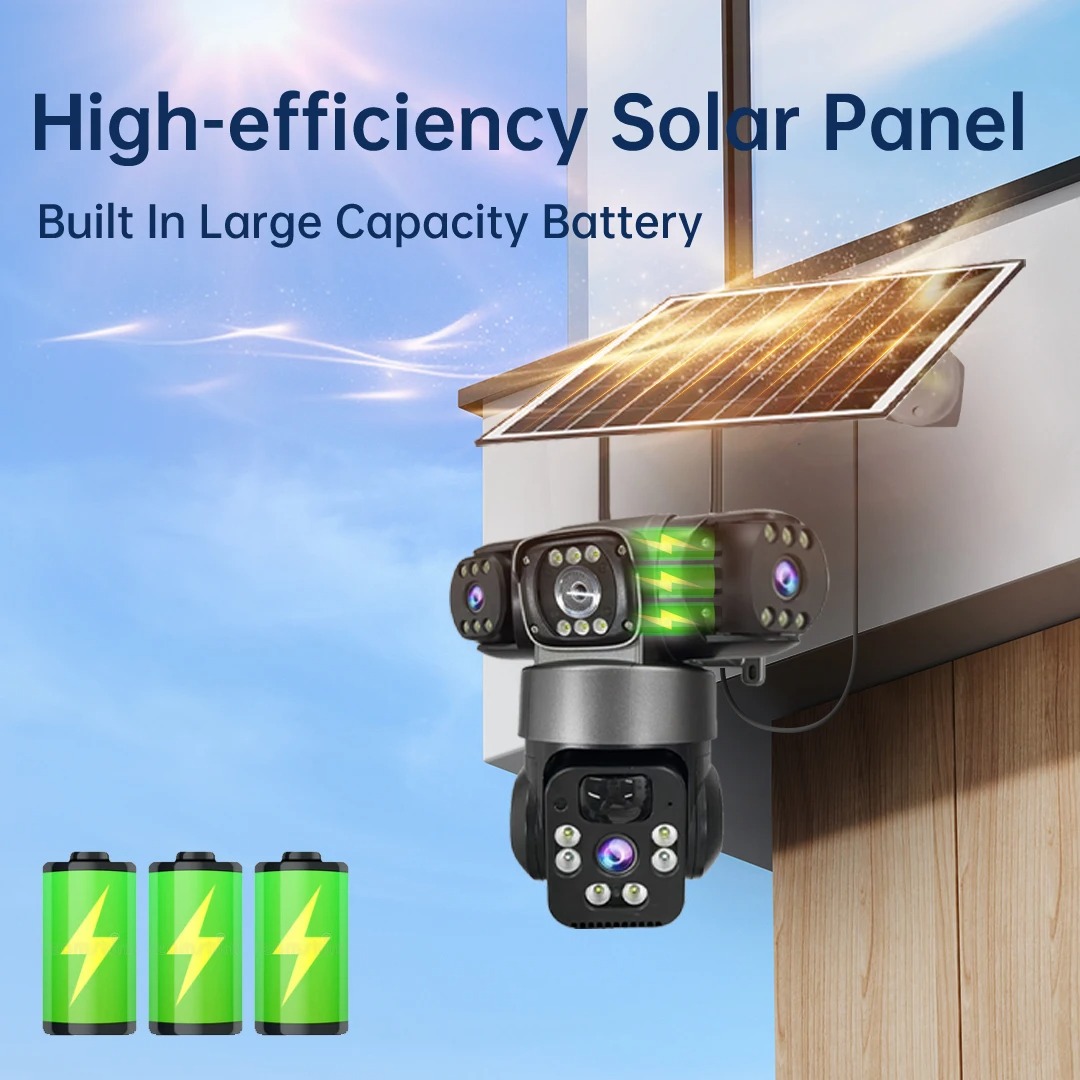 15MP V380 Pro Solar Camera Out - Jinko Solar Panel Cheetah review and price