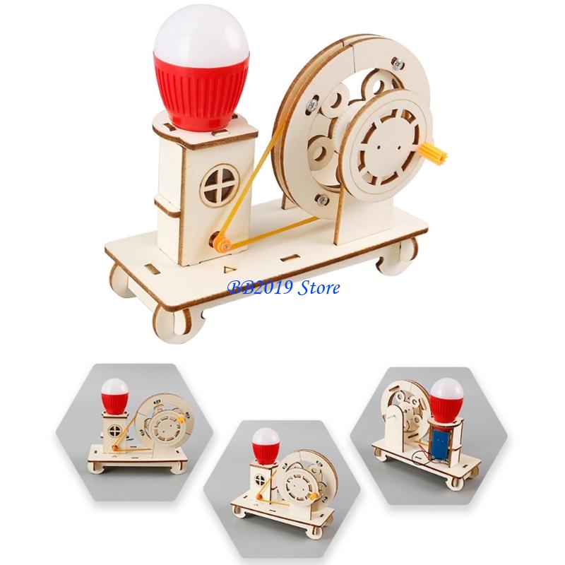 Q0KB Creative Wooden Hand Cran - Renewable Energy For Kids review and price